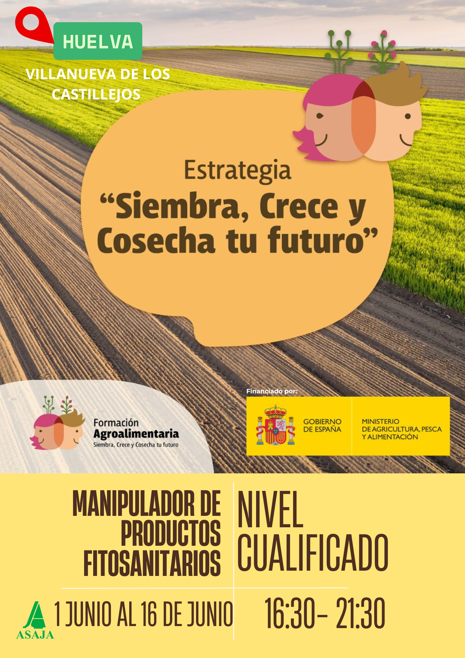 CURSO: Manipulador de productos Fitosanitarios. CUALIFICADO