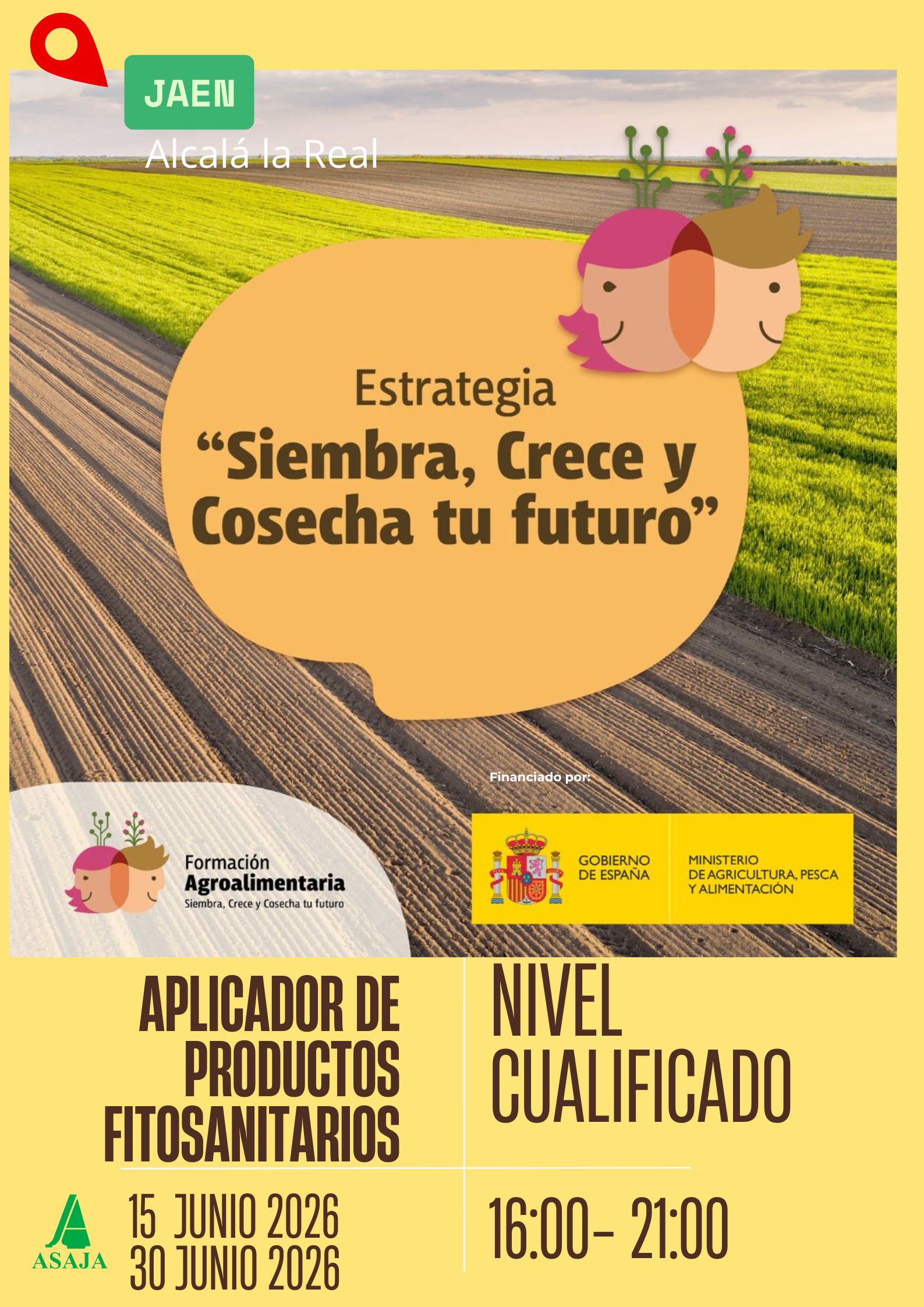 CURSO. APLICADOR DE PRODUCTOS FITOSANITARIOS. Nivel cualificado.