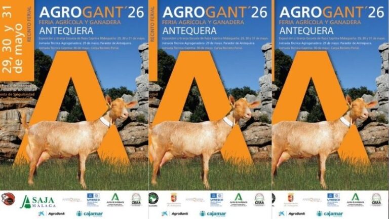 Agrogant’26 celebrará en Antequera sus Jornadas Técnicas Agroganaderas el 29 de mayo