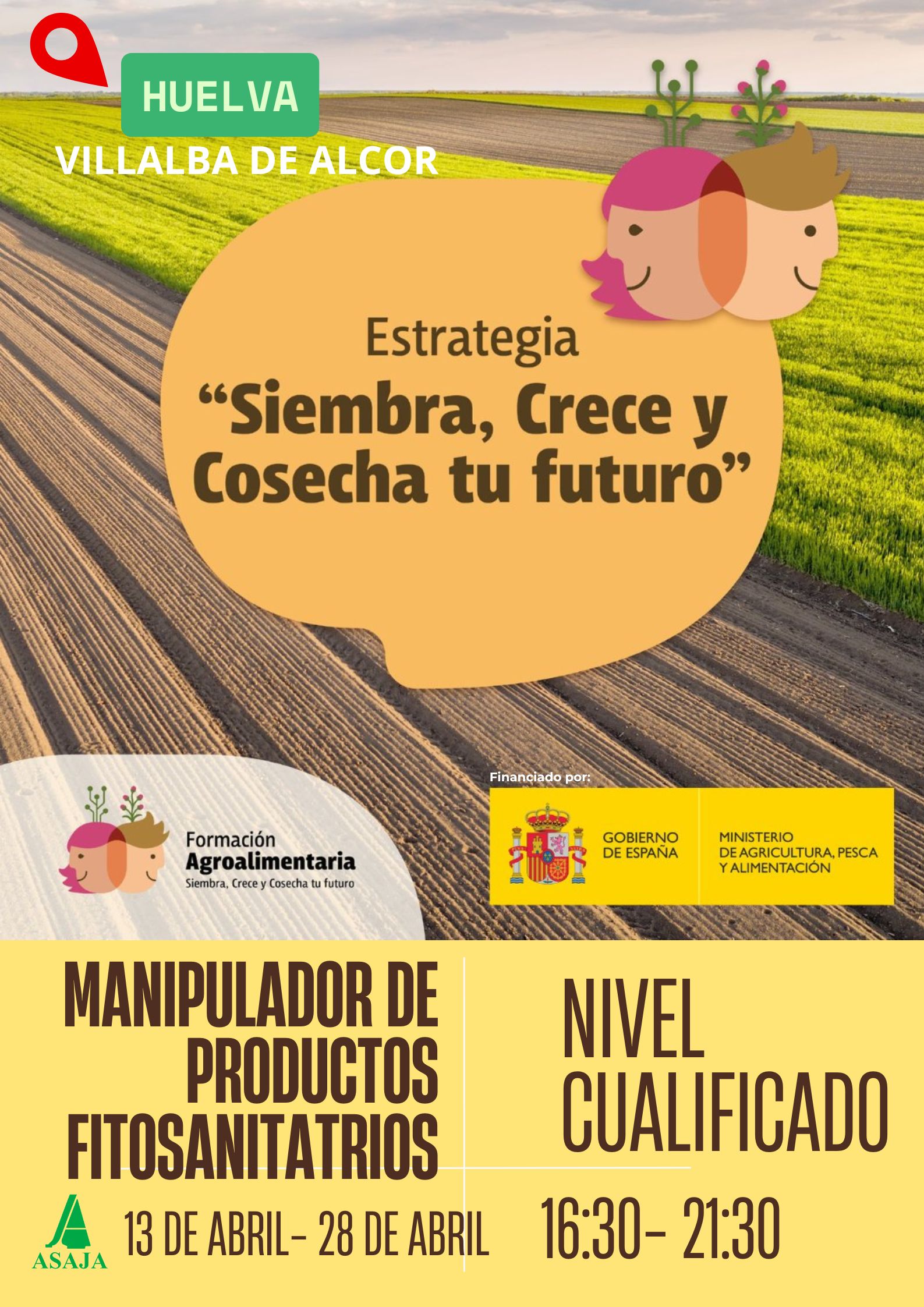 CURSO: Manipulador de productos fitosanitarios. CUALIFICADO