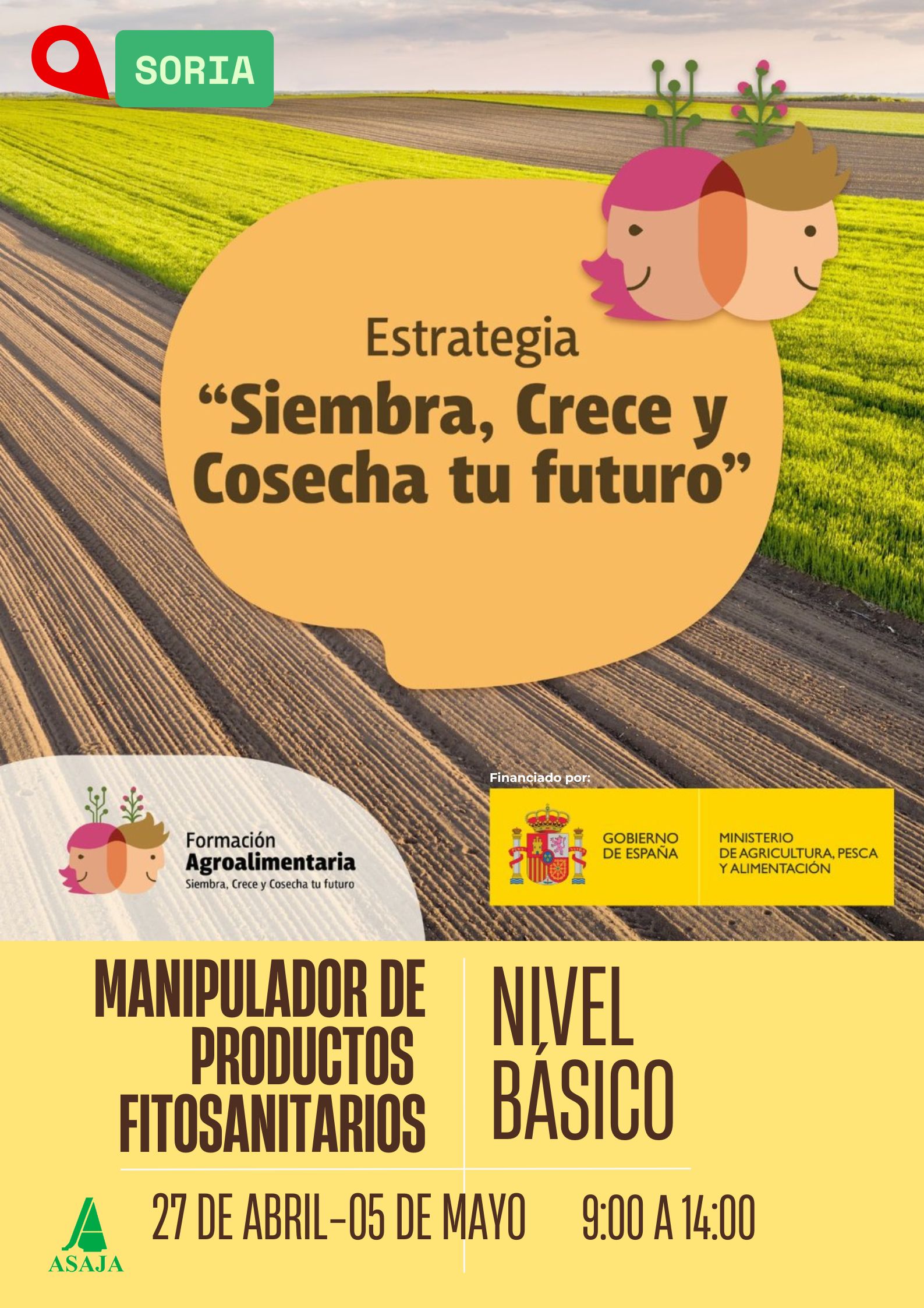 CURSO: Manipulador de productos Fitosanitarios. NIVEL BASICO