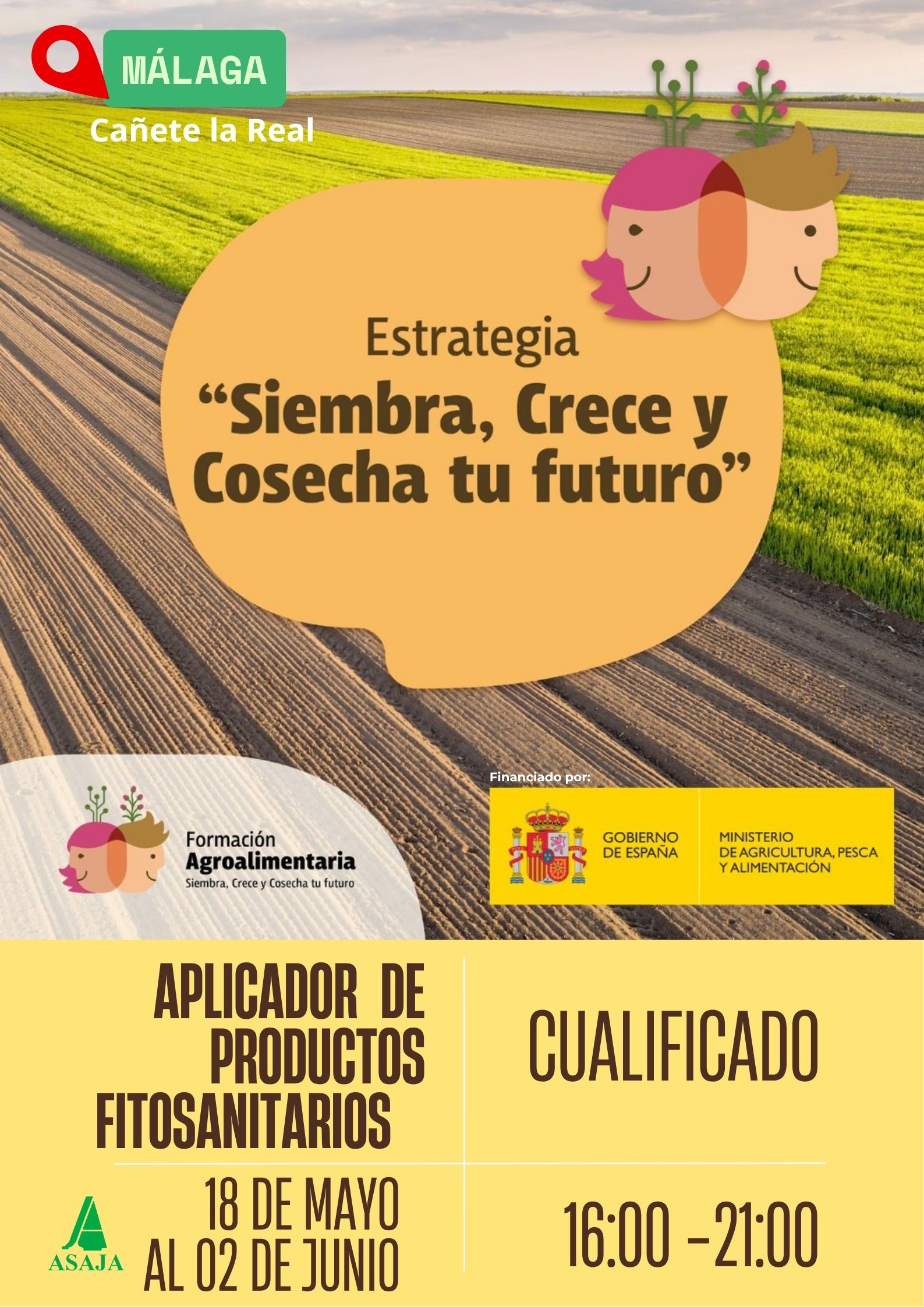 CURSO: Aplicador de productos Fitosanitarios. CUALIFICADO