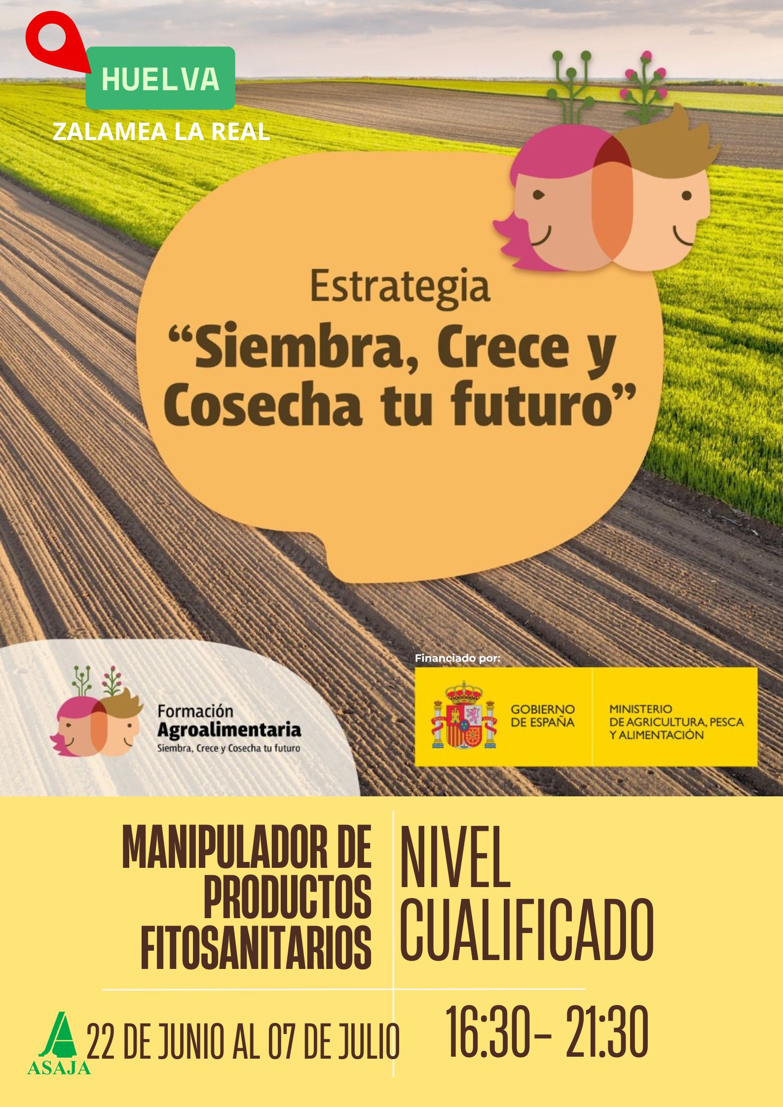 CURSO: Manipulador de productos Fitosanitarios. Nivel Cualificado