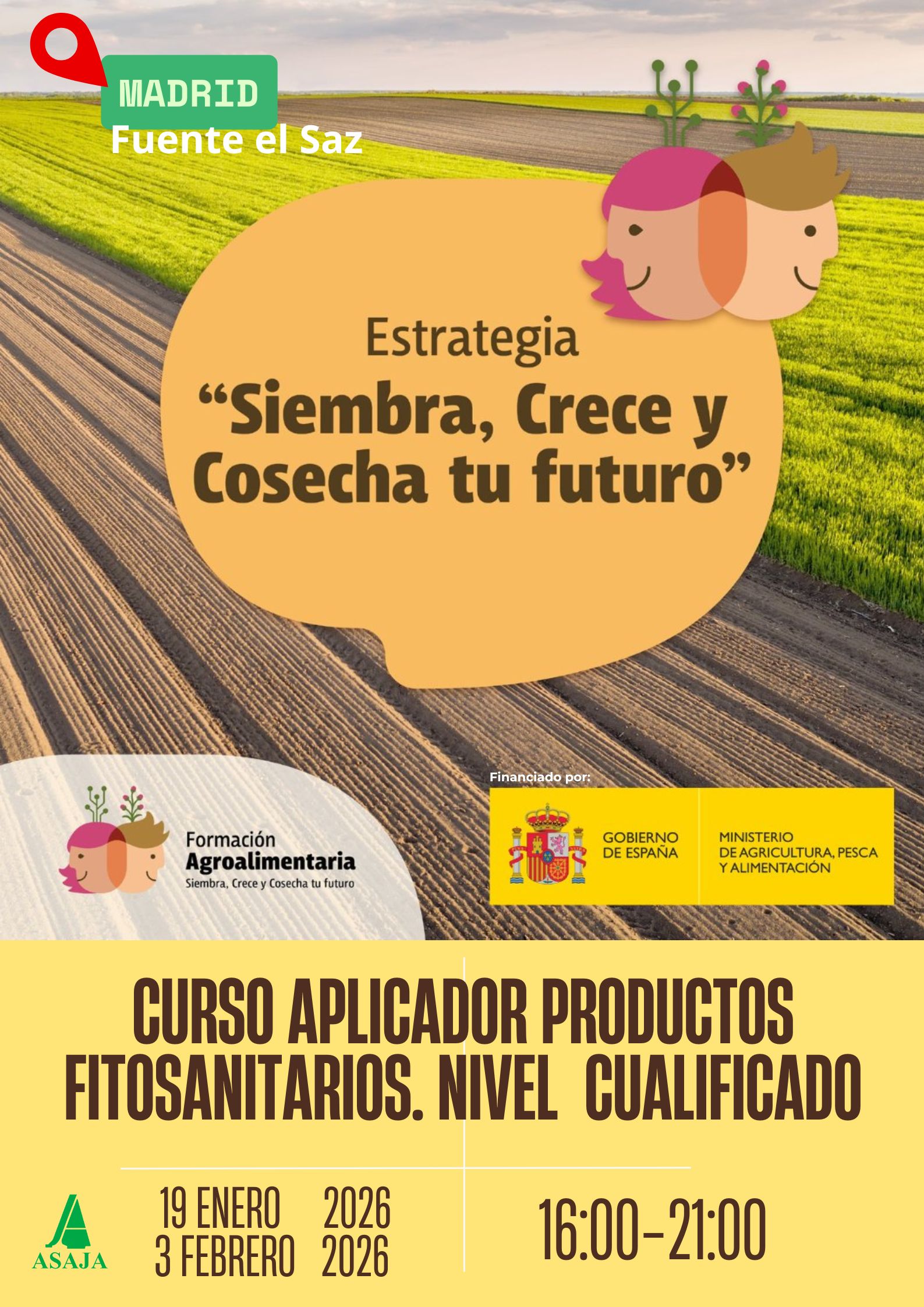 CURSO: Aplicador de productos Fitosanitarios. Nivel Cualificado
