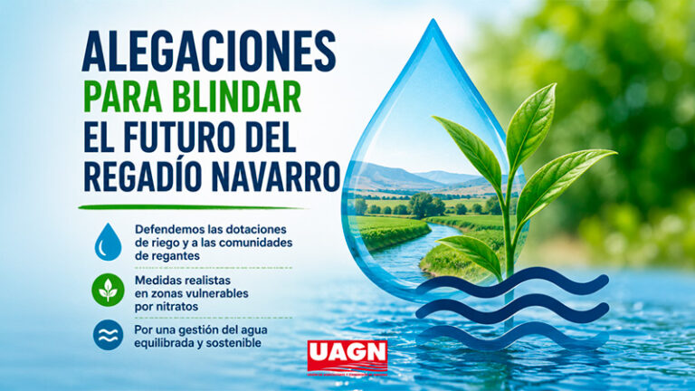 Alegaciones para blindar el futuro del regadío navarro