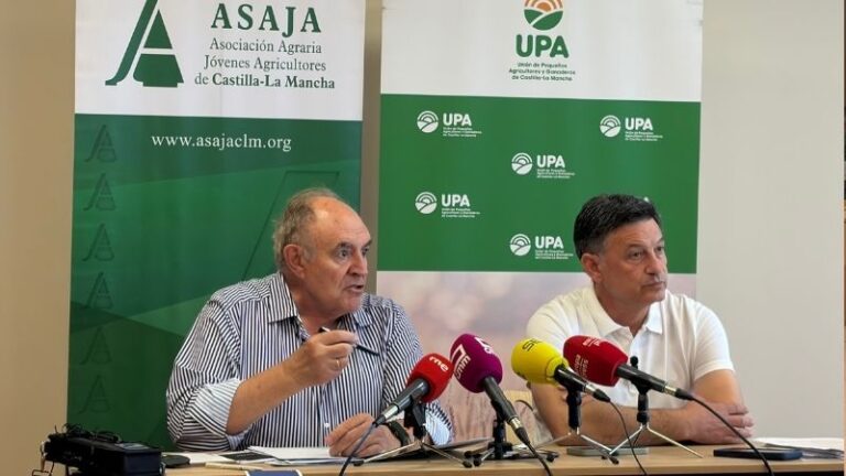 ASAJA y UPA Castilla-La Mancha reclaman una posición unánime de las Cortes frente a los recortes previstos en la planificación hidrológica