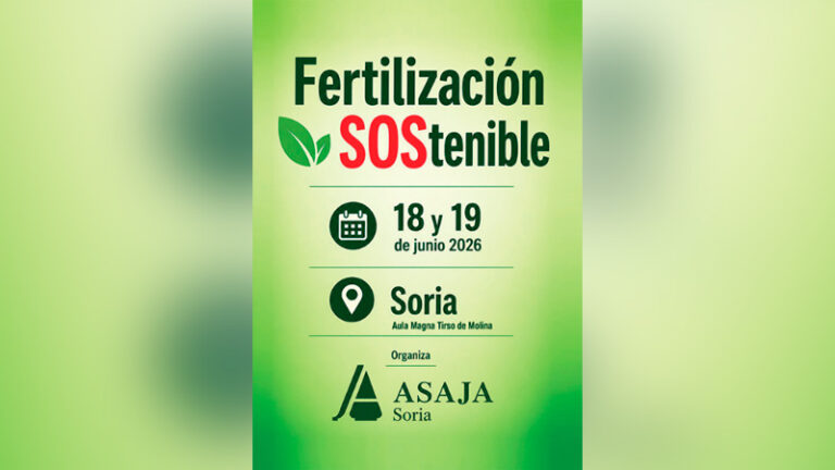 ASAJA Soria organiza las jornadas Fertilización SOStenible los días 18 y 19 de junio