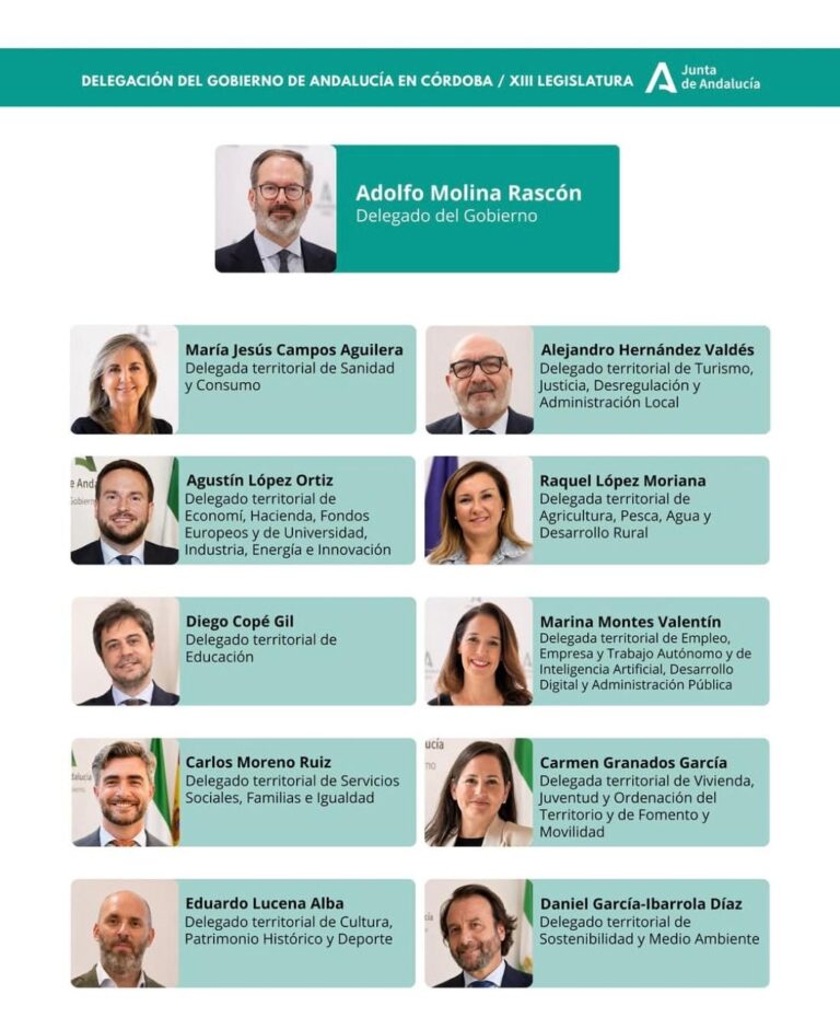ASAJA Córdoba felicita a los nuevos responsables de Agricultura, Sostenibilidad y AGAPA y ofrece su colaboración en defensa del campo cordobés