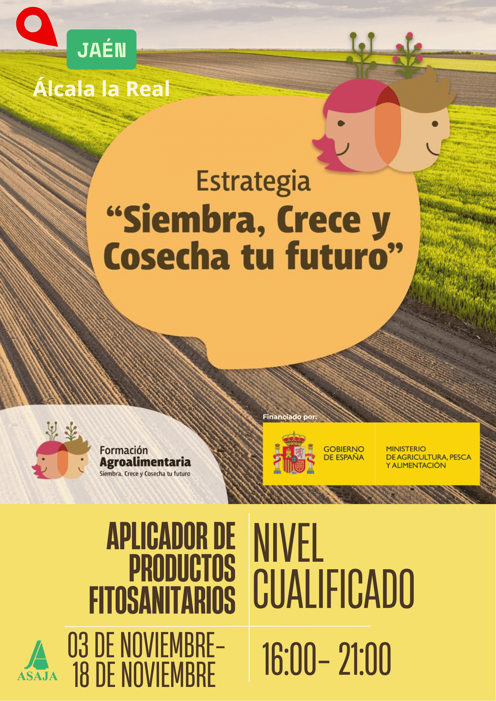 CURSO: Aplicador de productos fitosanitarios. NIVEL CUALIFICADO
