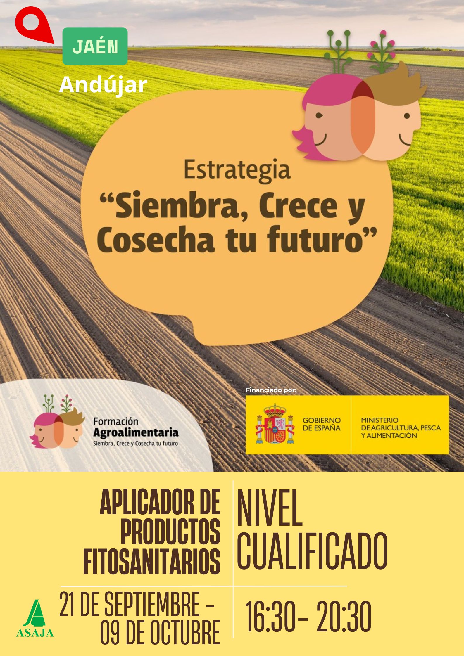 CURSO: Aplicador de productos fitosanitarios. Nivel CUALIFICADO
