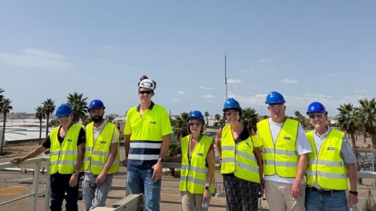 ASAJA Almería visita Hidralia para conocer de primera mano el proceso de depuración y reutilización del agua