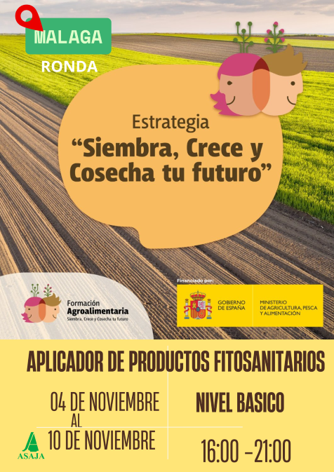 CURSO: Aplicador de productos Fitosanitarios. Nivel Básico