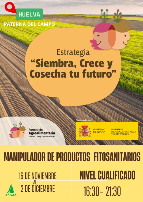 CURSO: Manipulador de Productos Fitosanitarios. Nivel Cualificado
