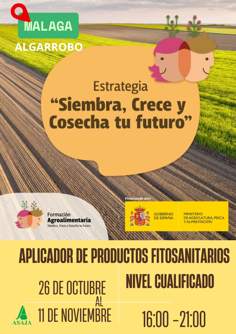 CURSO: Aplicador de Productos Fitosanitarios. CUALIFICADO