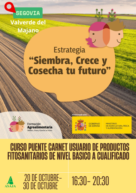 CURSO PUENTE. CARNET DE USUARIO DE PRODUCTOS FITOSANITARIOS DE NIVEL BASICO A NIVEL CUALIFICADO