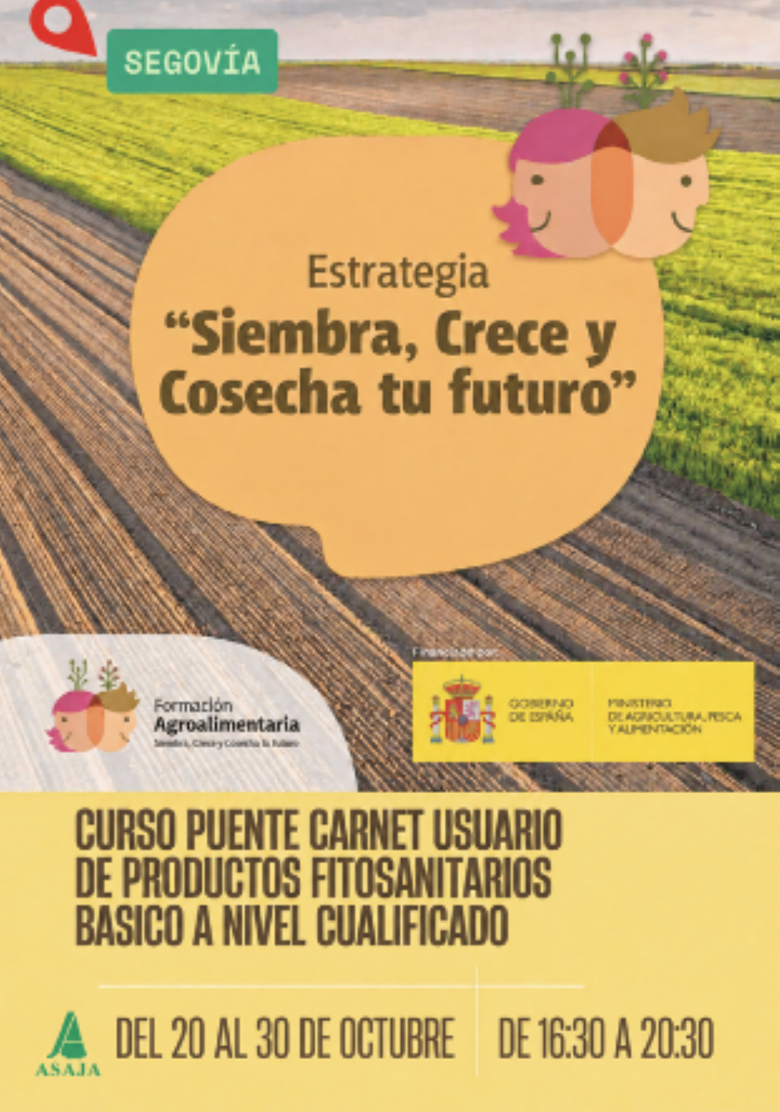 CURSO PUENTE. Carnet usuario de productos fitosanitarios NIVEL BASICO a NIVEL CUALIFICADO