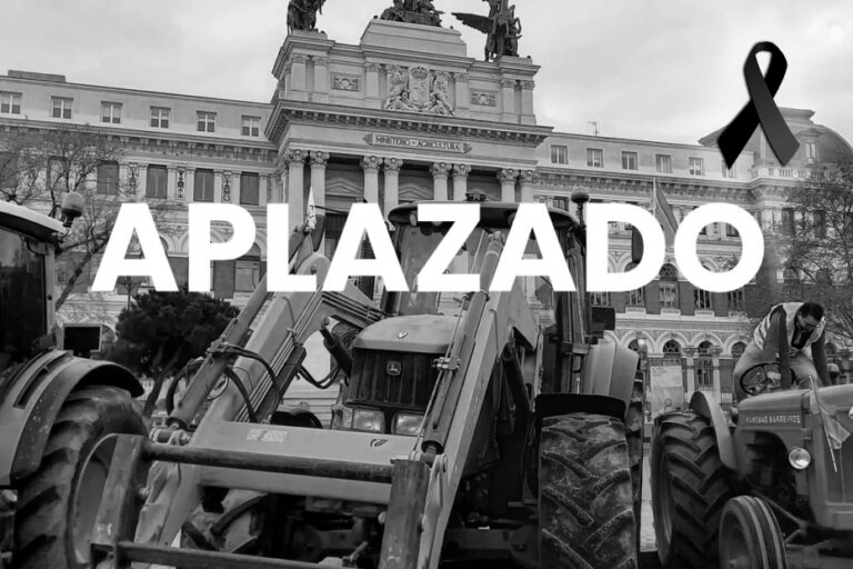 [APLAZADO] El campo no se va de Madrid: seis días repartiendo alimentos frente al Ministerio de Agricultura