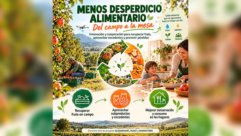 Del campo a la mesa: innovación y cooperación para reducir el desperdicio alimentario