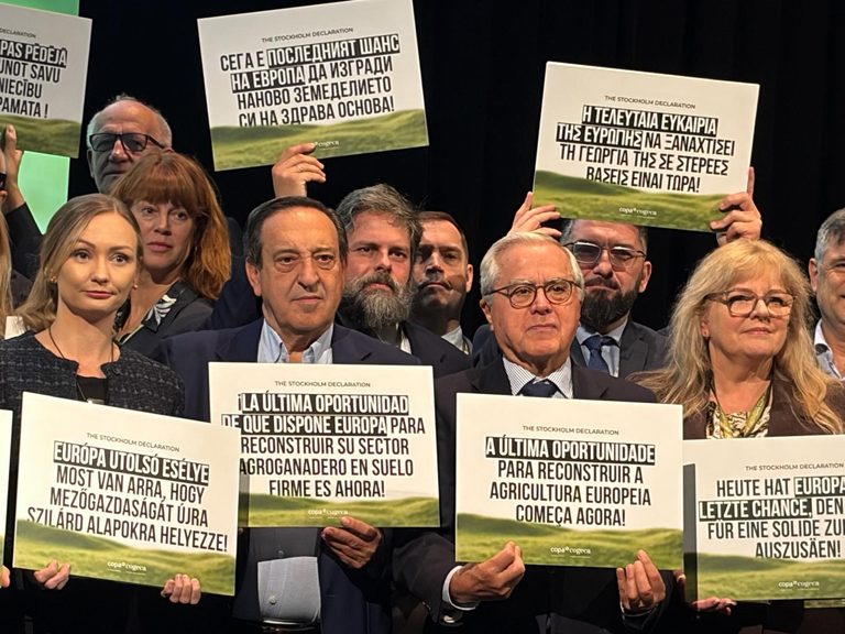 Pedro Barato participa en la firma de la Declaración de Estocolmo sobre el futuro de la agricultura europea